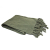 Pled Narzuta Obrus BOHO z frędzlami 160cm x 130cm Zielony Khaki